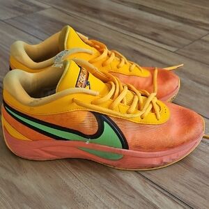 Nike Vibrant Orange and Yellow Shoes